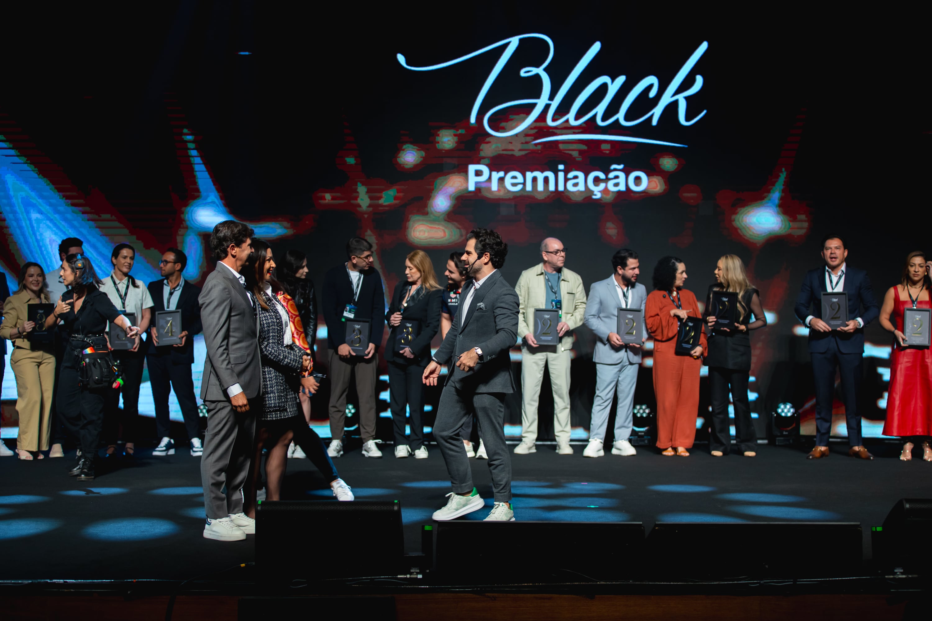 Samuel Pereira na premiação Black com empresários do ecossistema SDA