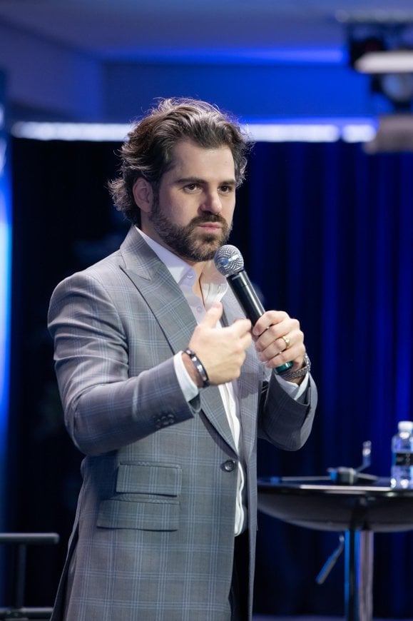 Samuel Pereira no SDA 2025 no Teatro Bradesco São Paulo