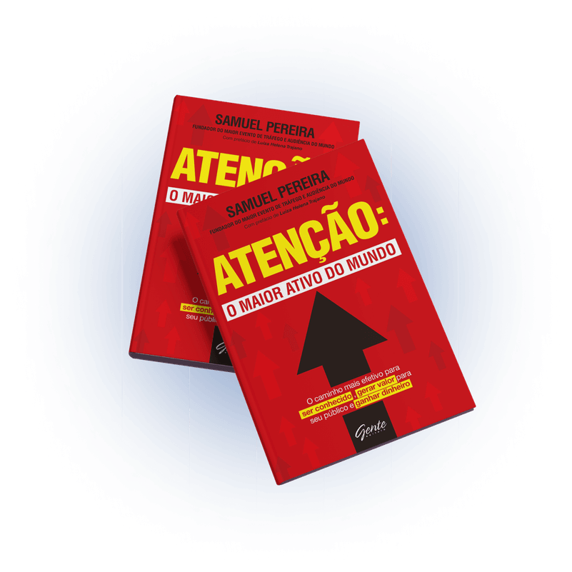 Livro Atenção O Maior Ativo do Mundo por Samuel Pereira — best-seller com prefácio de Luiza Helena Trajano